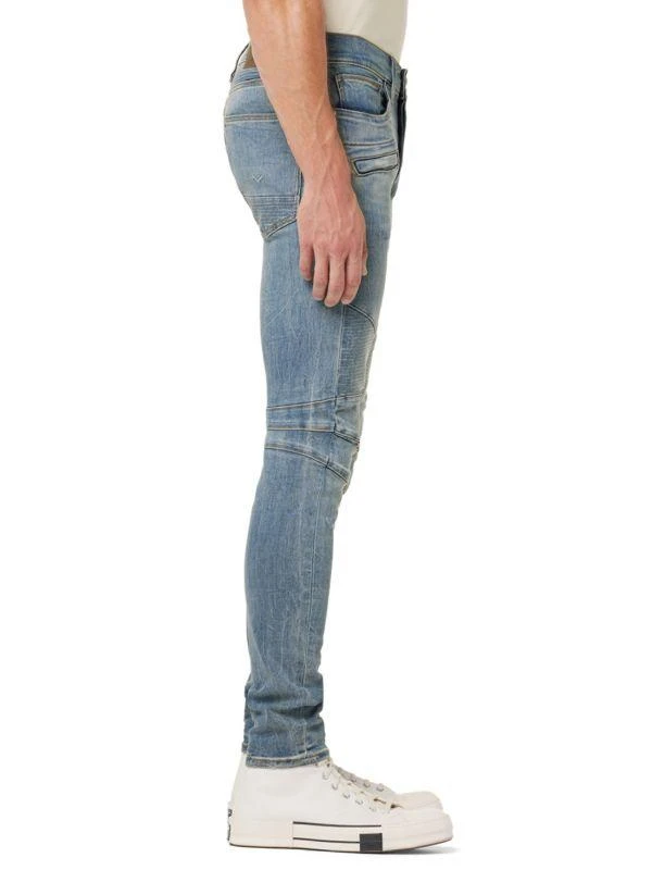 Hudson Blinder High Rise Skinny Moto Jeans 3