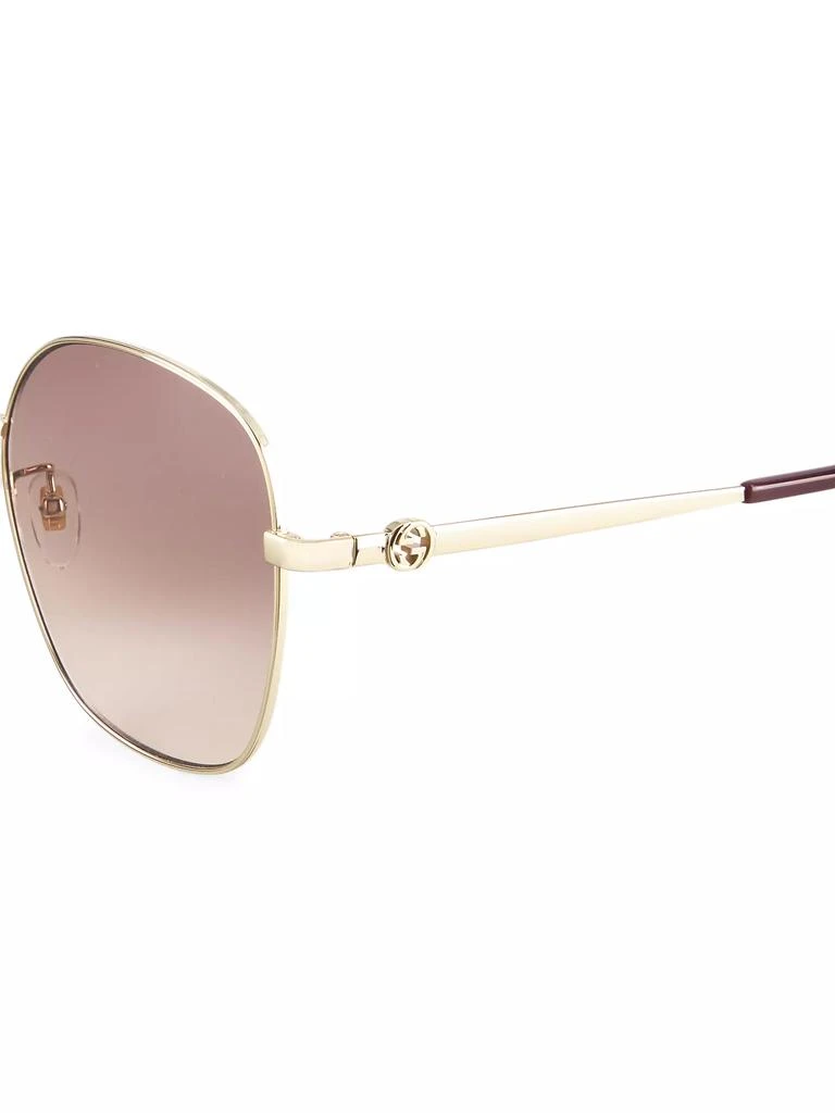 Gucci Cut Out 61MM Square Sunglasses 3