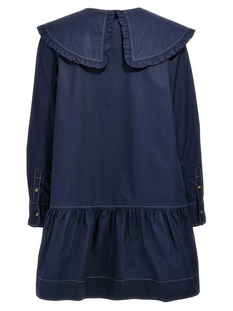 Ganni Ganni Wide Collar Mini Dress 2