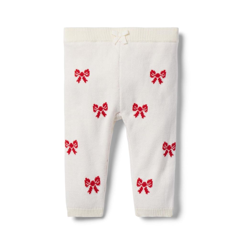 Janie and Jack Bow Icon Sweater Pants (Infant)