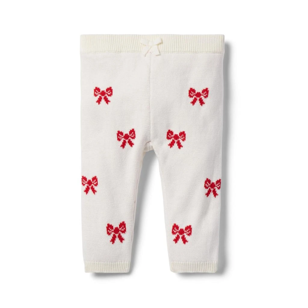 Janie and Jack Bow Icon Sweater Pants (Infant) 1