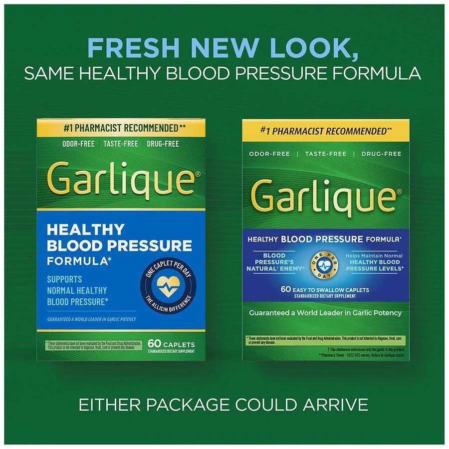 Garlique Garlic Extract Supplement, Healthy Blood Pressure Formula 8