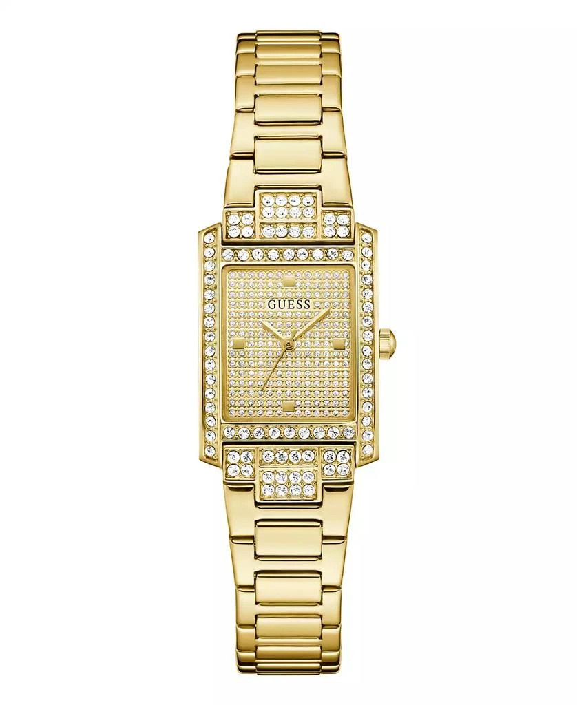 GUESS Women's Gold-Tone Glitz Analog Watch, 23mm 1