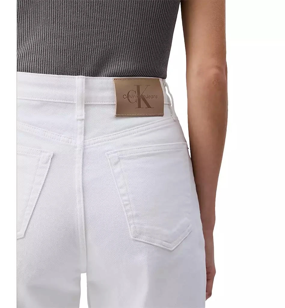 Calvin Klein Women's High-Rise Straight-Leg Stretch Denim Jeans 4