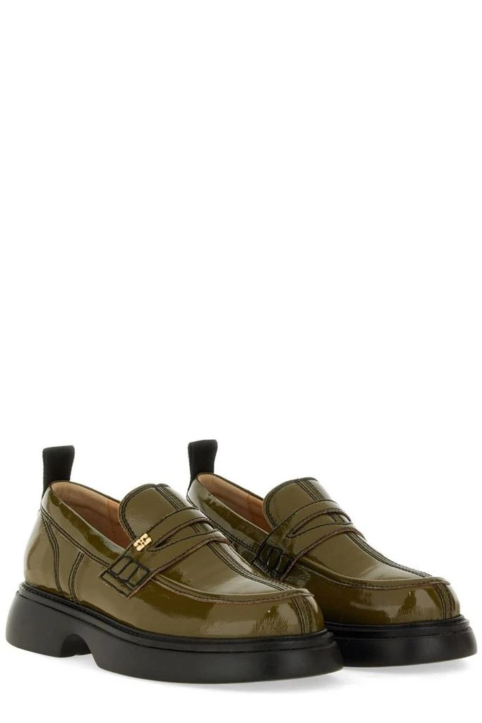 Ganni Ganni Polished Slip-On Loafers 2
