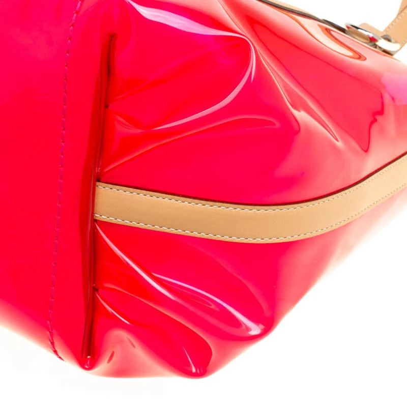 Tod's Tod's Red/Beige PVC and Leather Tote 11