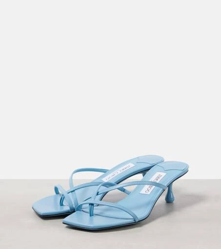 Jimmy Choo Etana 50 leather mules 4