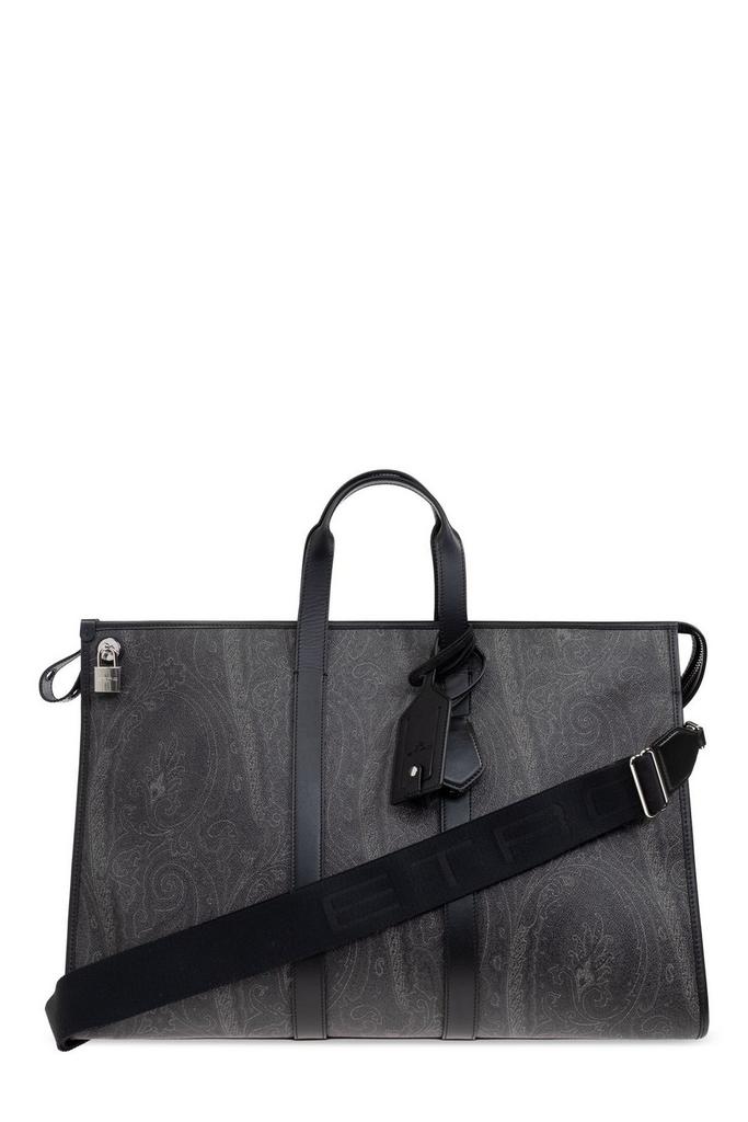 ETRO Etro Pegaso Detail Large Paisley Pouch - Handbags