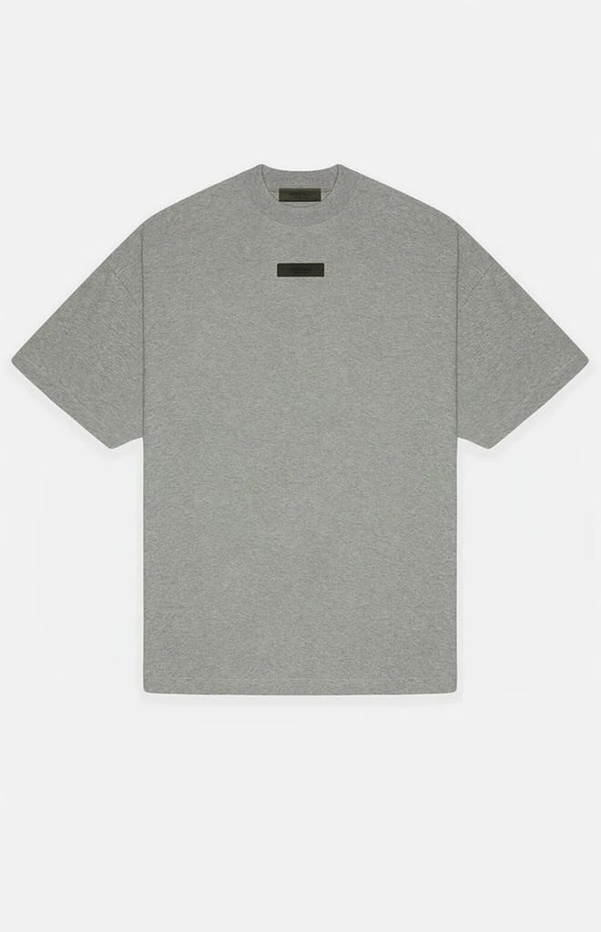 Essentials Dark Heather Oatmeal T-Shirt 1