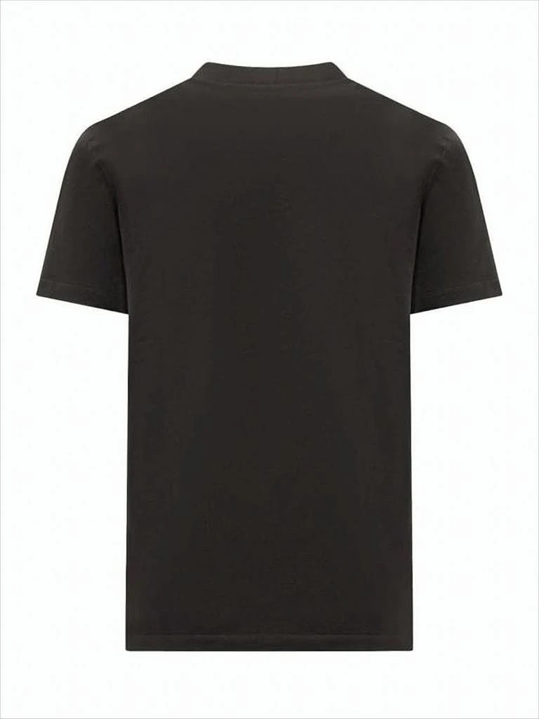 Salvatore Ferragamo Classic Crew Neck Black T-Shirt With Tonal Logo 2