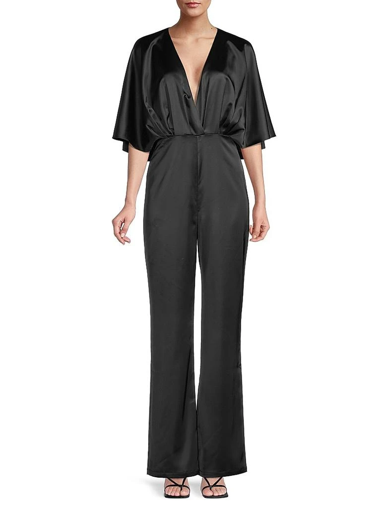 Aiifos Amal Satin Flare-Leg Jumpsuit 3