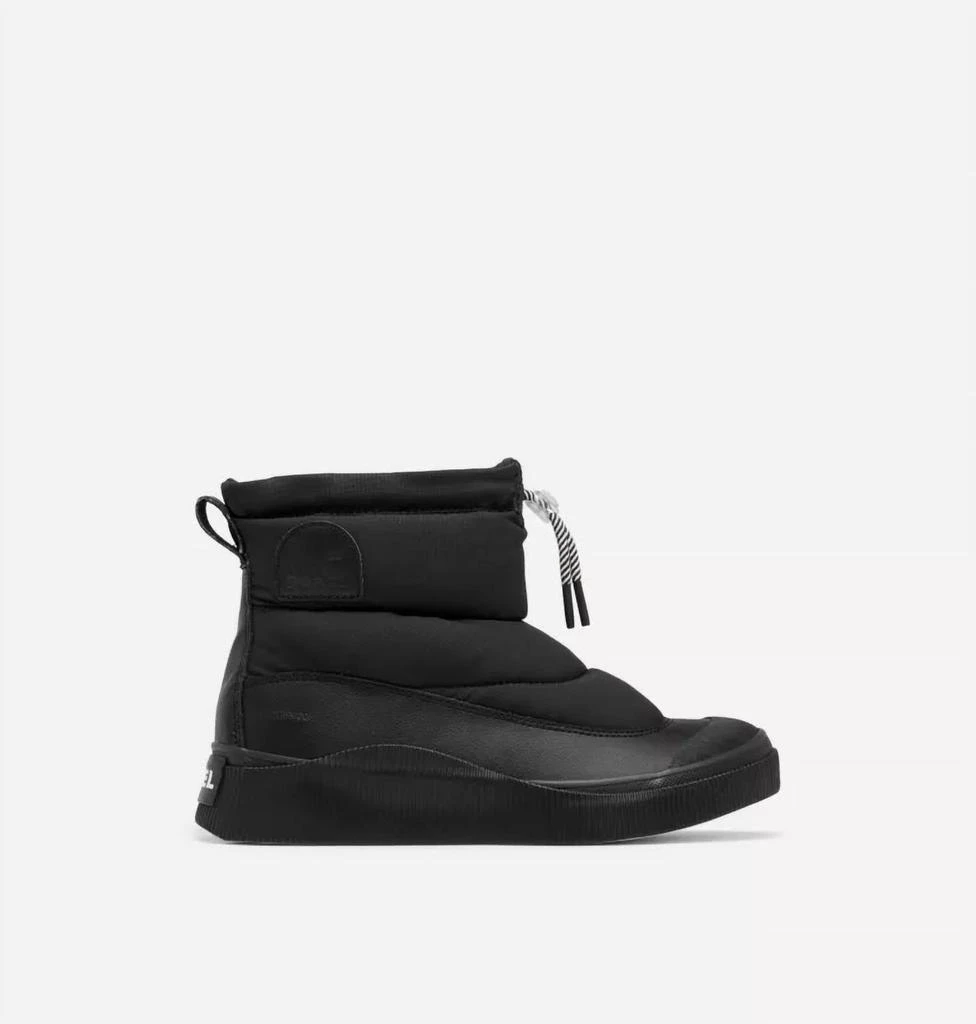 SOREL Women's Out N About Iv Puffy Boots In Black / Chalk 2
