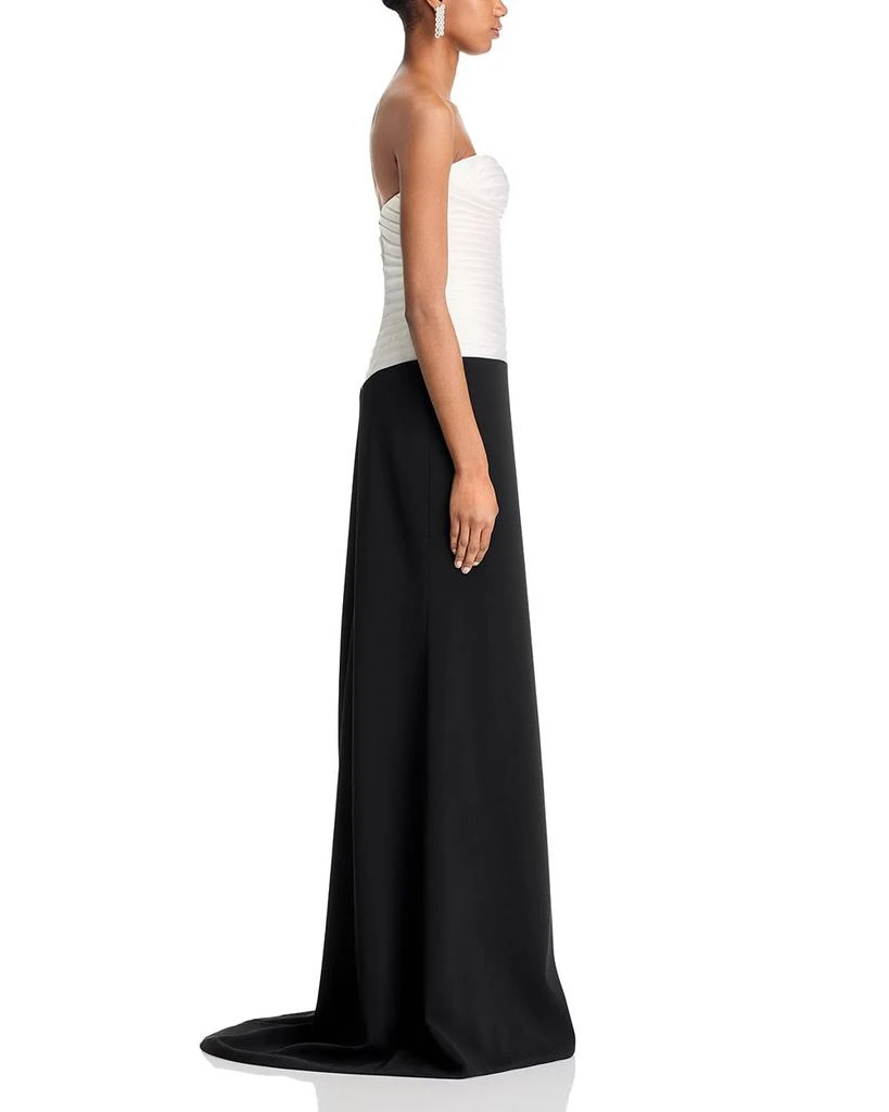 Sergio Hudson Duchess Satin Column Dress 5