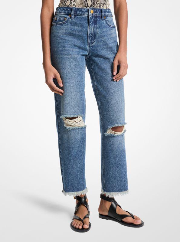 undefined Distressed Denim Jeans
