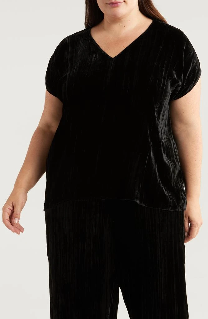 Eileen Fisher Crushed Velvet Top 1
