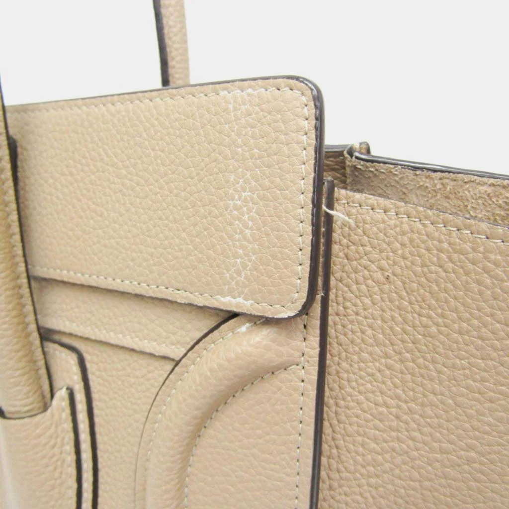 Celine Celine Beige Luggage Micro Shopper Leather Handbag 13