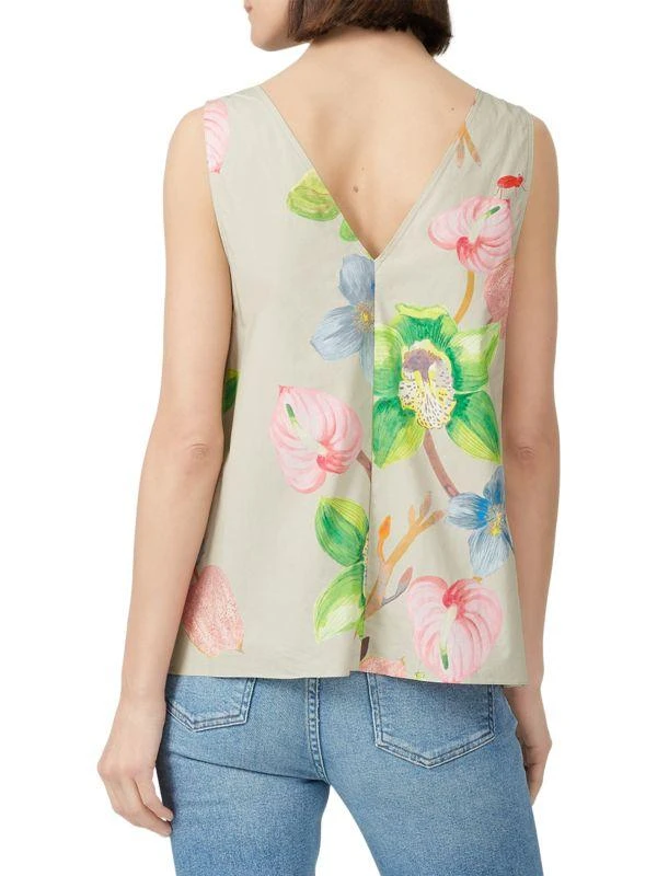Tibi Floral Poplin Top 2