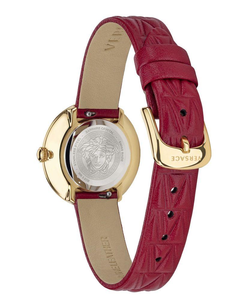 Versace Versace Virtus Leather Watch