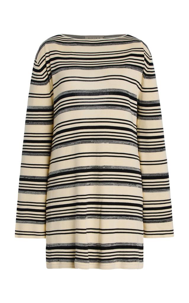 ELCE ELCE - Exclusive Rio Open-Back Striped-Knit Mini Dress - Stripe - S - Moda Operandi