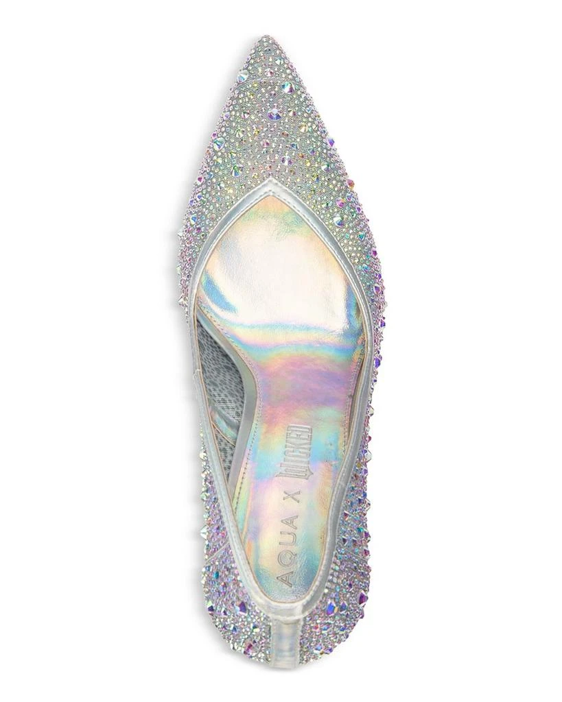 AQUA Women's Rhinestone Pumps - Exclusive 4