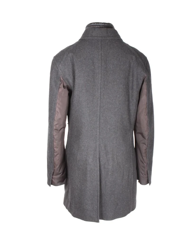 Zegna Sport Thermore Coat in Black Polyamide 3