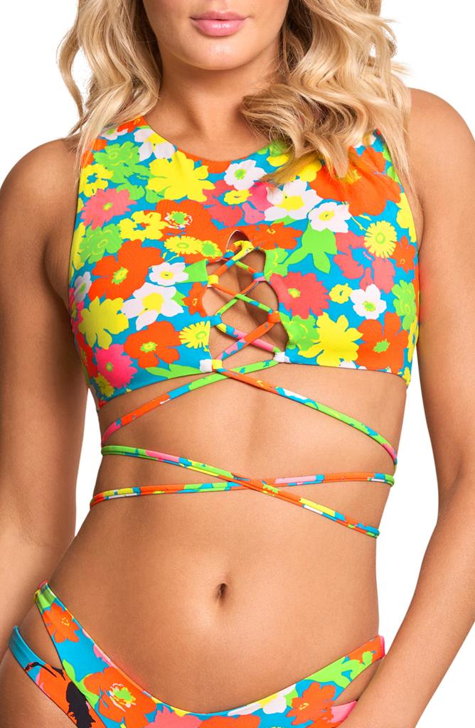 Maaji '90s Floral Chic Bikini Top