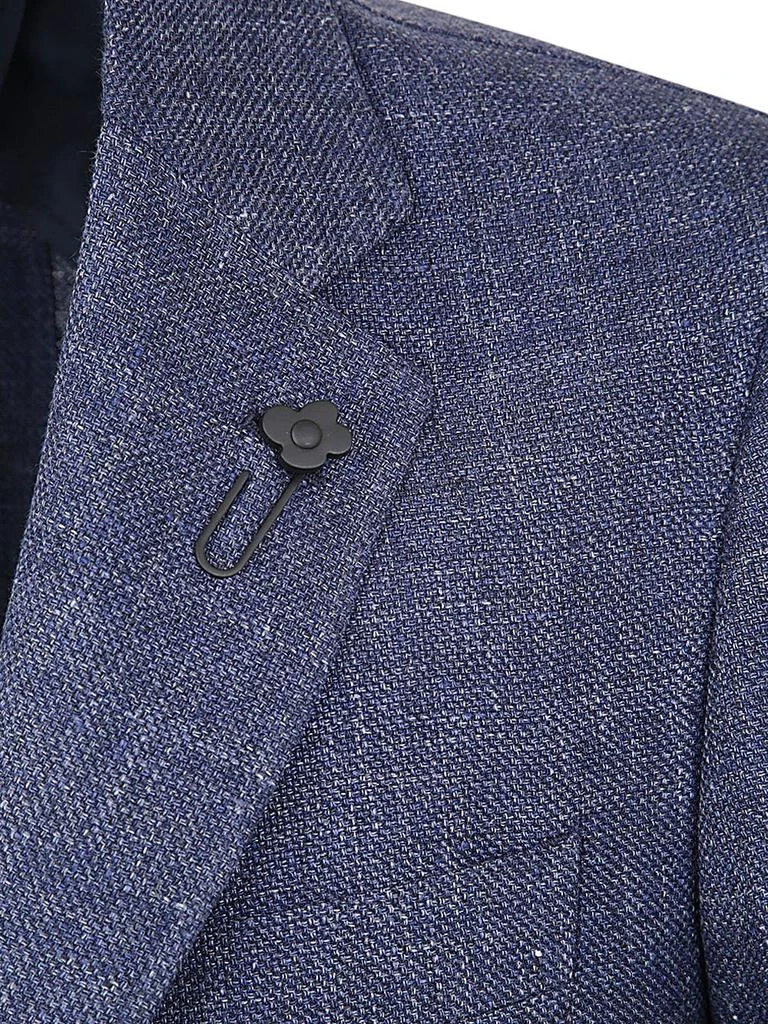 Lardini Lardini Single-Breasted Straight Hem Blazer 3