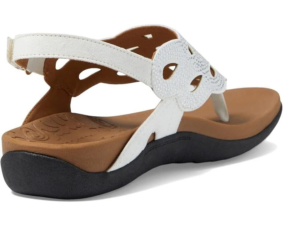 Rockport Ridge CJ1919-040 Sandals Women's US 9.5 White Leather Slingback ZPO2086 4
