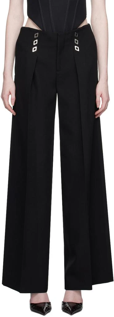 Dion Lee Black Diamond Stud Trousers 1