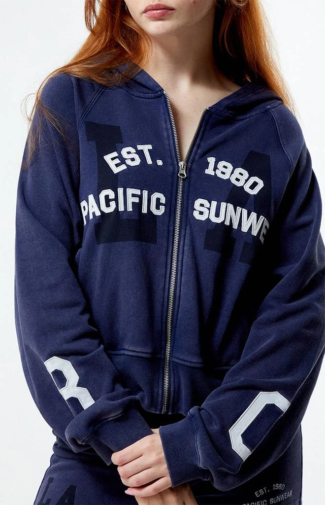 PacSun LA Raglan Zip Up Hoodie 2