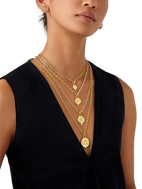 Temple St. Clair Florence86 18K Yellow Gold Medium Pendant 4