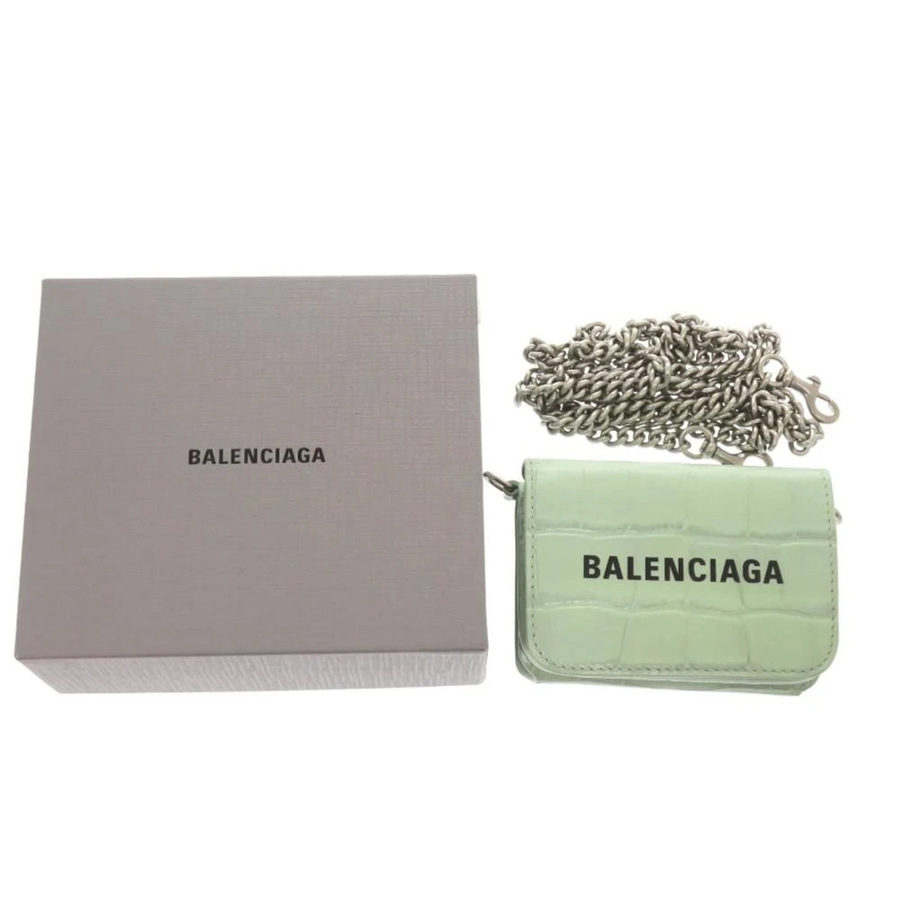 Balenciaga Leather Chain/Shoulder Wallet (Pre-Owned) 2