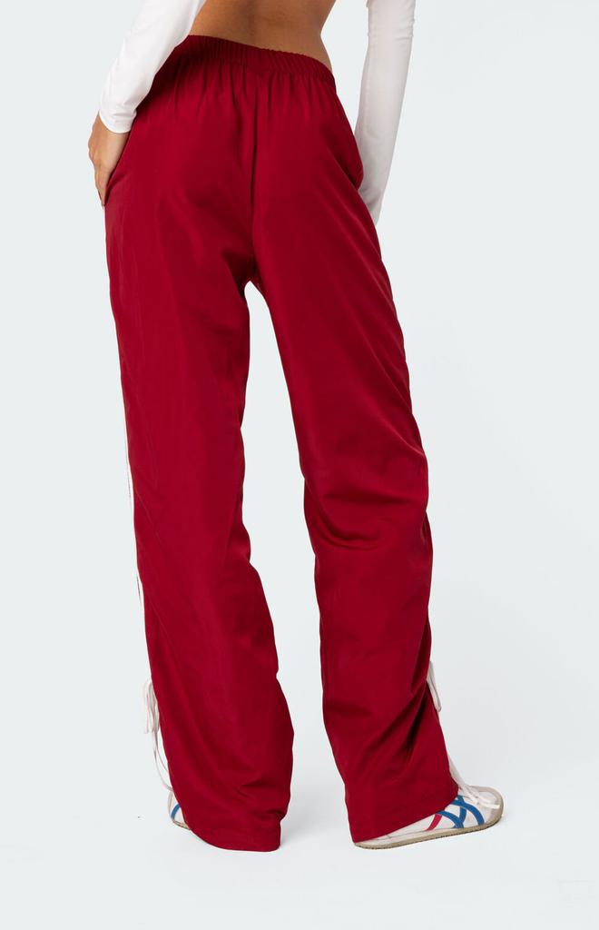 Edikted Remy Bow Ribbon Track Pants - Joggers - Free