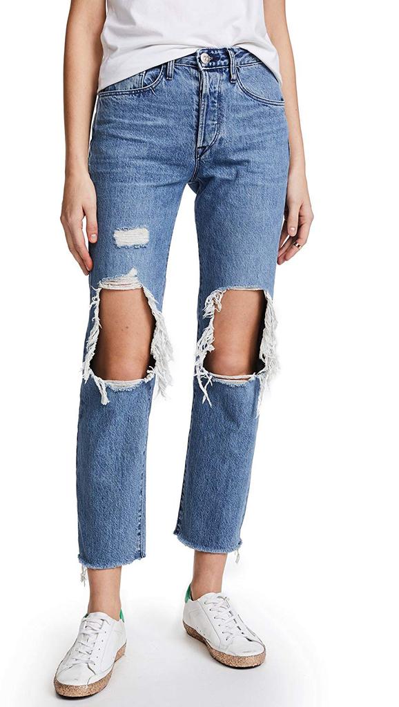 3 X 1 Women's W3 Higher Ground BF Crop Jeans