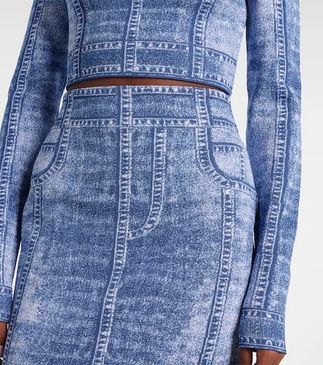 Balmain Trompe l
oeil crop top 5