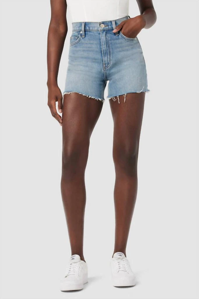 Hudson Women's Harlow High Rise Short In Ocean Air 1