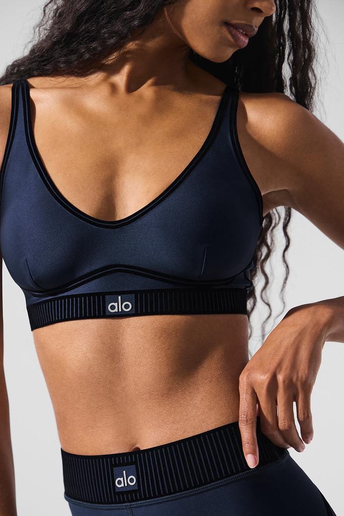 Alo Airlift Line Up Bra - Navy - Lingerie - Free Shipping