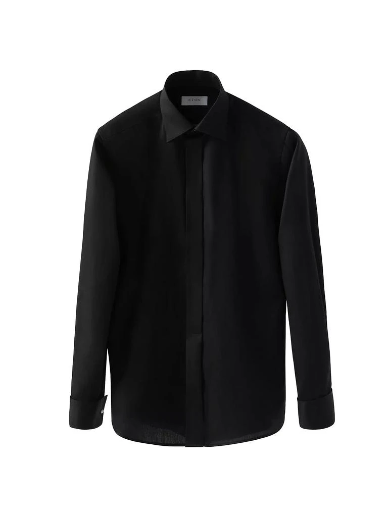 Eton Slim-Fit Twill Fly Front Formal Shirt 2