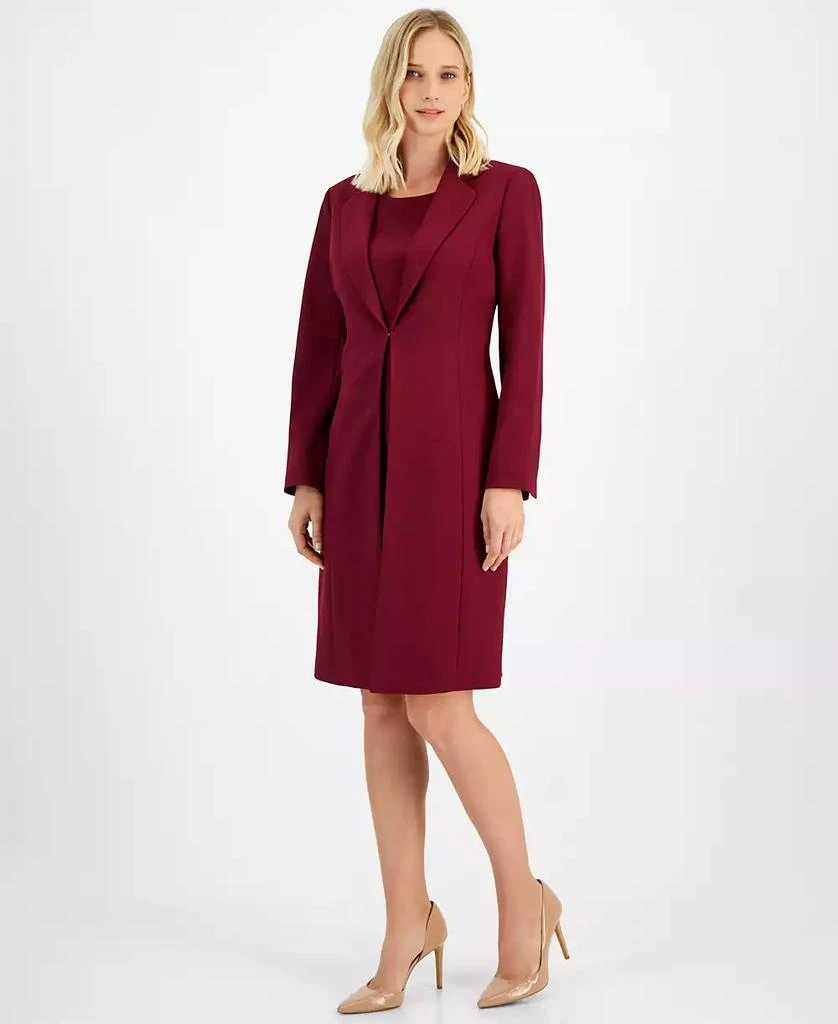 Le Suit Women's Topper Jacket & Sheath Dress Suit, Regular & Petite 1