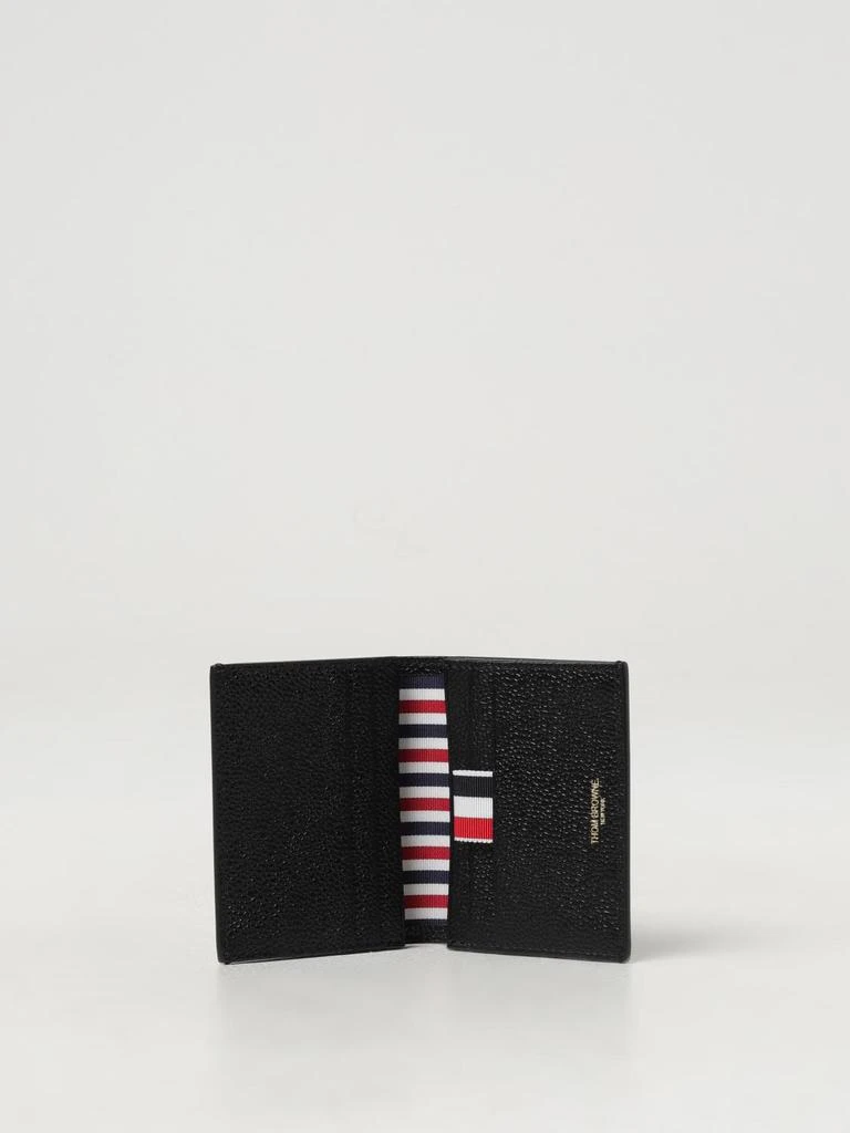 Thom Browne Thom Browne credit card holder in grained leather 2