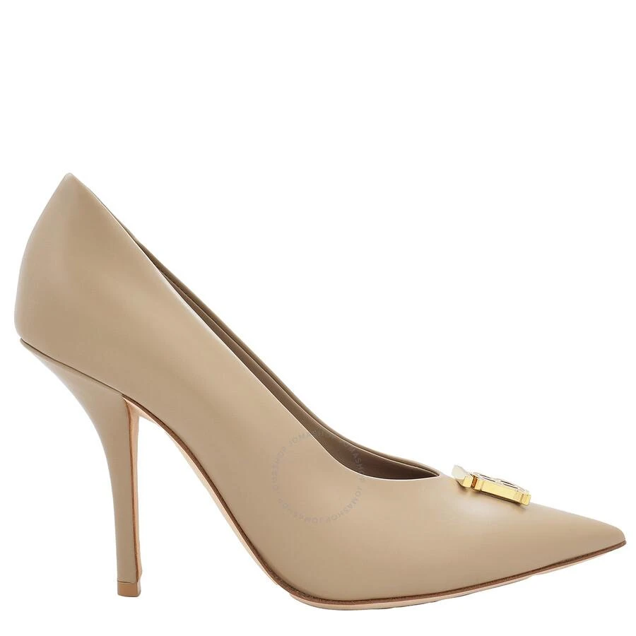 Burberry Ezra 100 Monogram Motif Leather Pumps 1