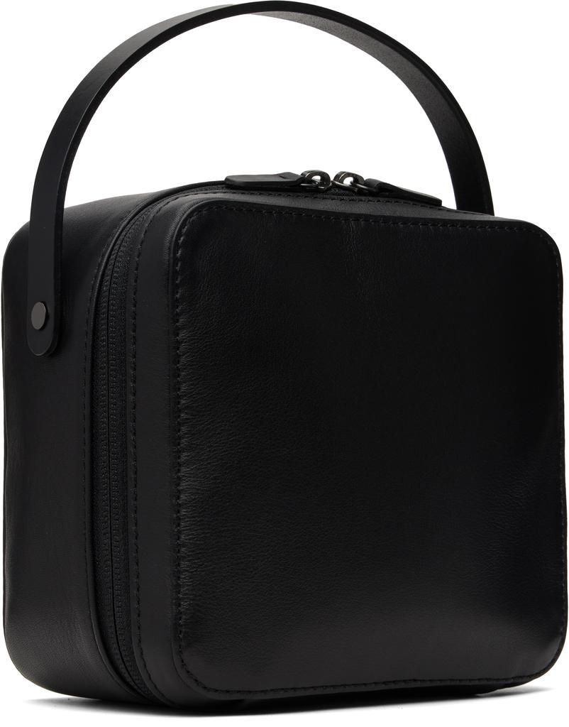 AURALEE Black Leather Small Travel Case