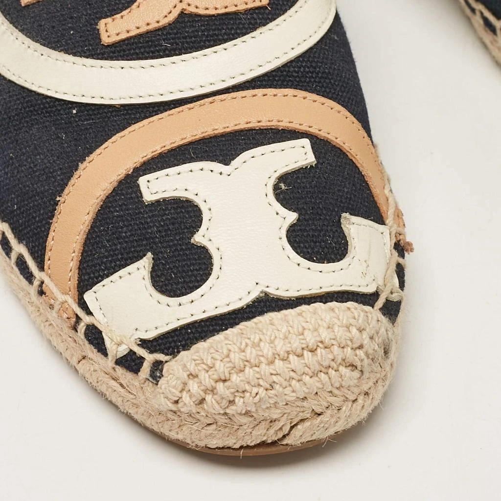 Tory Burch Tory Burch Navy Blue Canvas Poppy Espadrille Flats Size 36 7