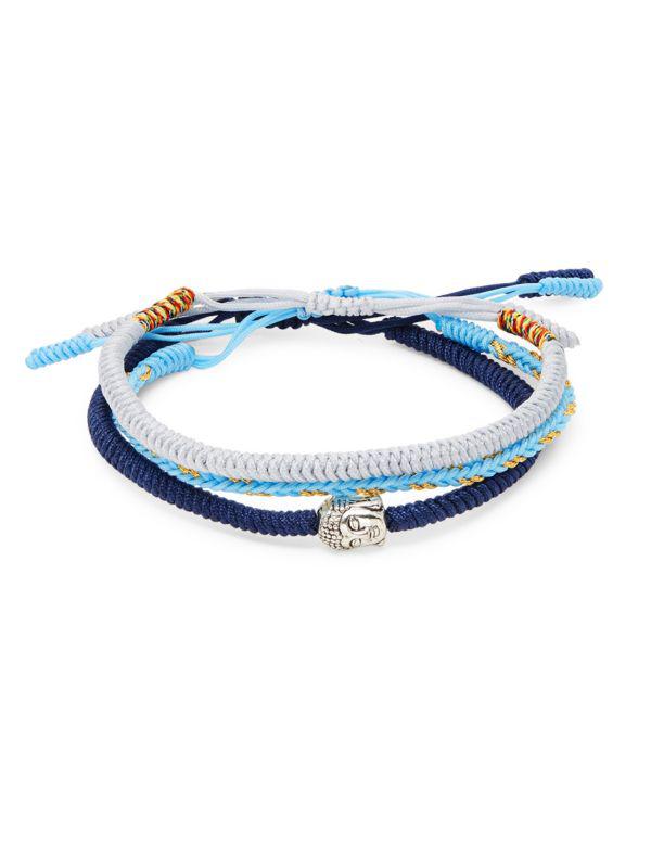 Jean Claude Set of 3 Braided Bracelets