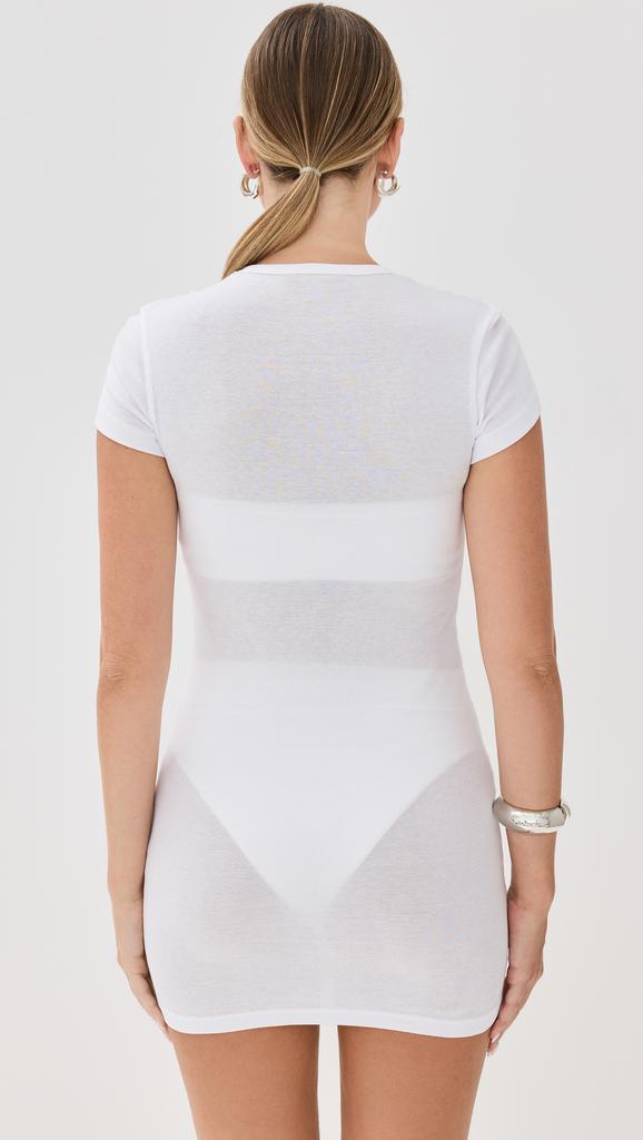 WARDROBENYC Cap Sleeve Mini Dress