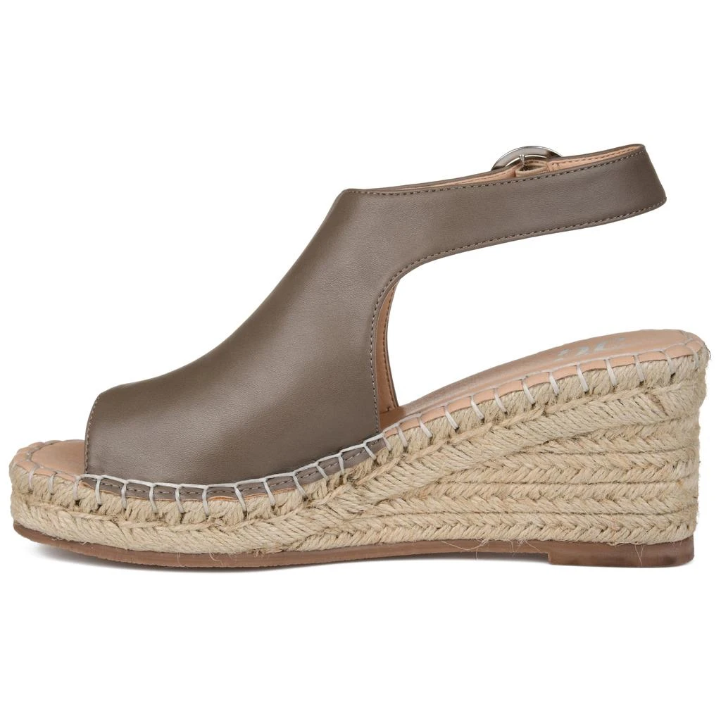 Journee Collection Collection Women's Wide Width Crew Wedge Sandal 2