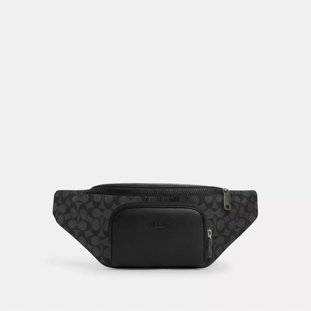 Coach Racer Belt Bag In Signature 1