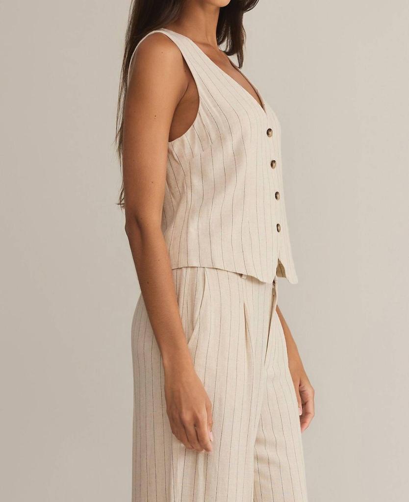 Z Supply Z Supply - Belfort Pinstripe Vest & Bennett Pinstripe Pant Set