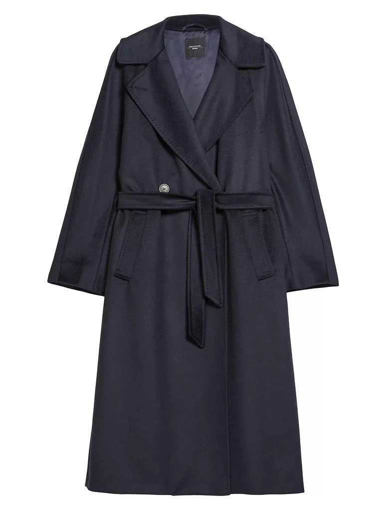 Weekend Max Mara Resina Belted Wool Coat 1