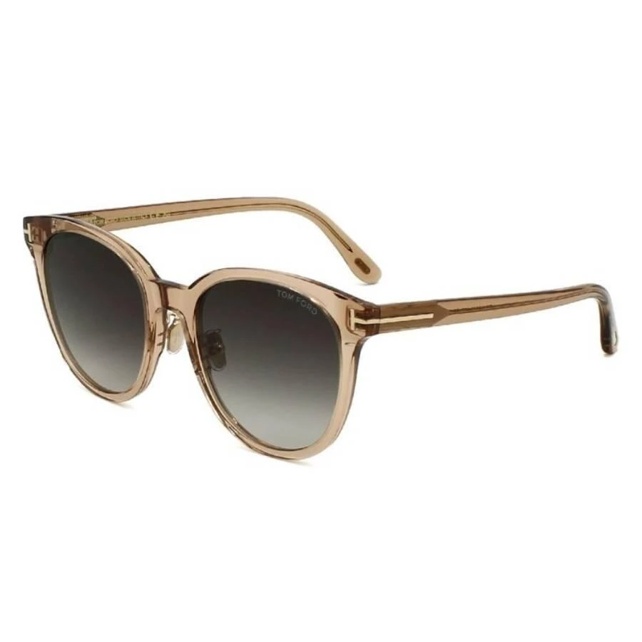 Tom Ford Sunglasses Round Full Rim, Transparent Grey Frame  display picture 2